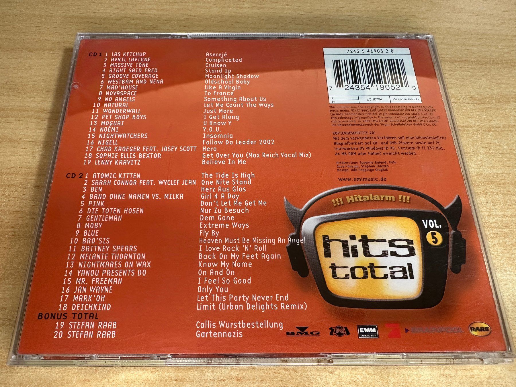CD: I5 Various – Hits Total Vol. 5 - 2 CD – Usato da Rikon im Tösstal venduto da Alpenmutz 1