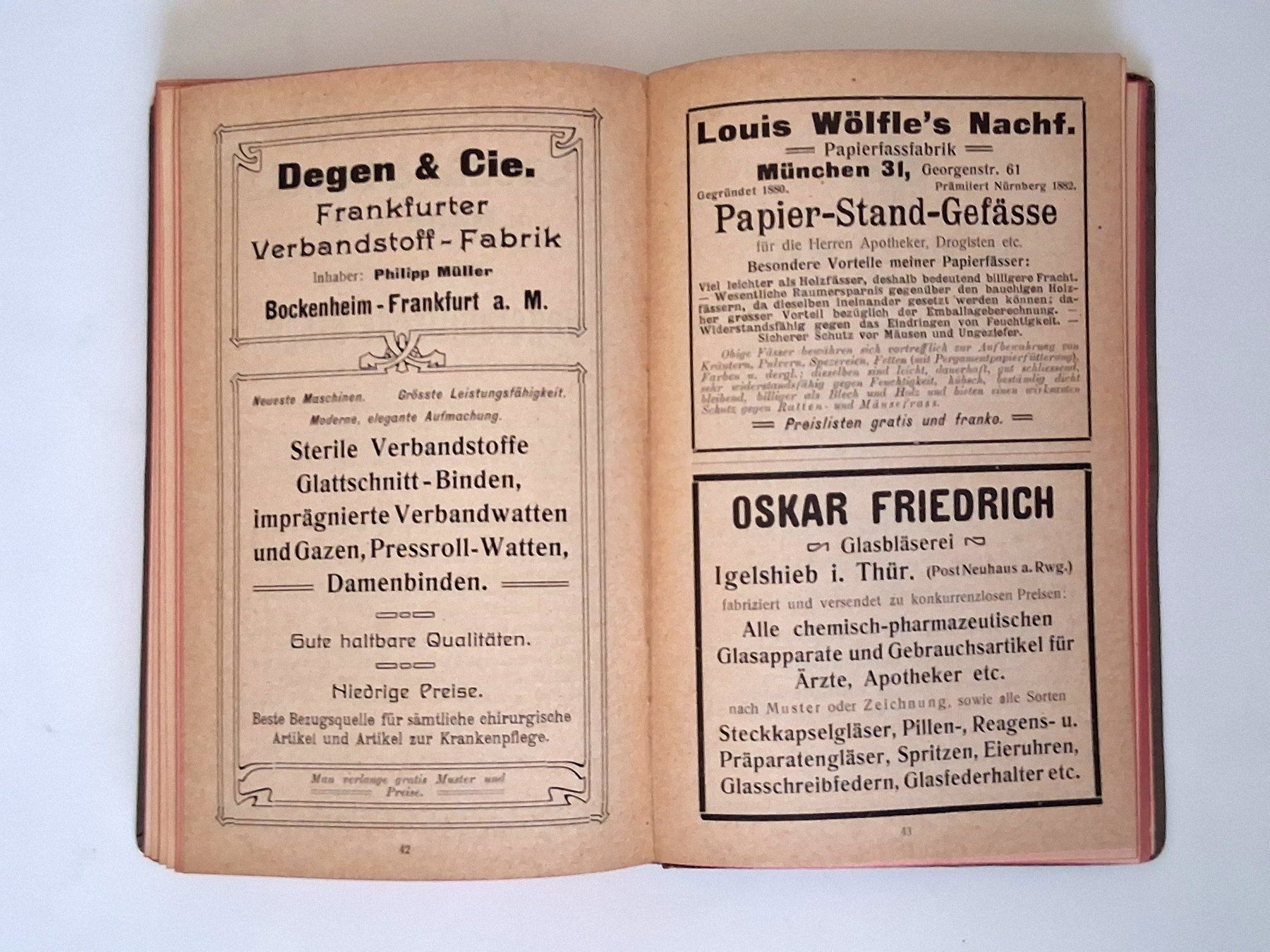 Libri: Apotheker Kalender, 1911 – Usato da Löhningen venduto da Fourbi18 4