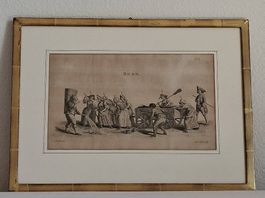 Kupferstich "Berner Strassenreinigung"