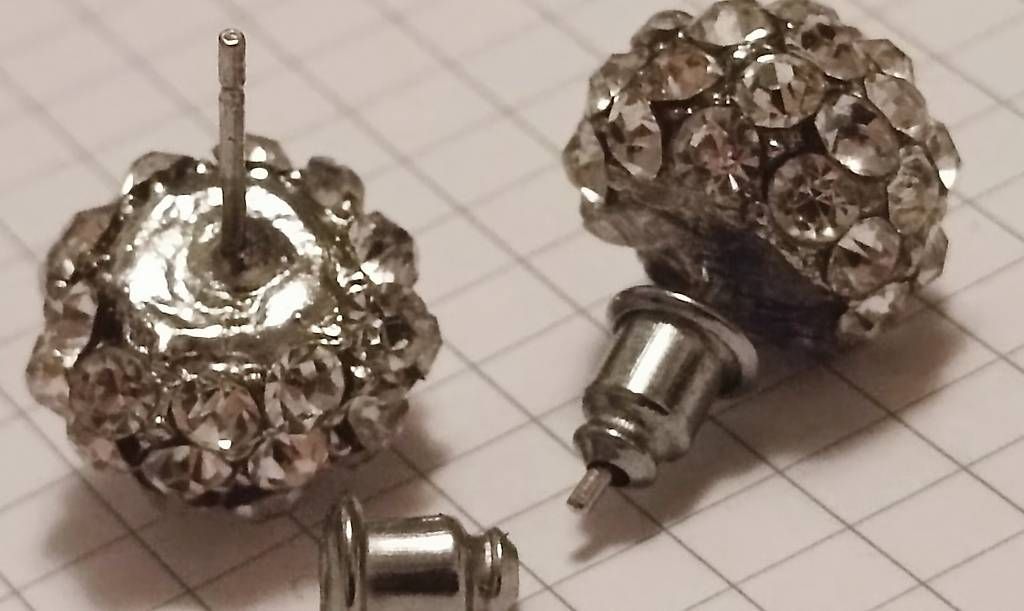 Orecchini pendenti & Orecchini a lobo: Ohrringe Ohrstecker mit Kristallen – Usato da Bern venduto da sv-trade 3