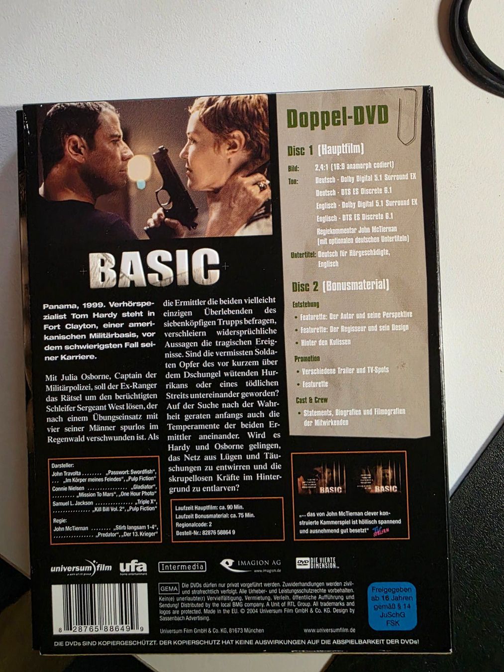 Tutti i DVDs: DVD BASIC special Edition John Travolta Samuel L. Jackson – Usato da Walterswil BE venduto da Lonitti 3