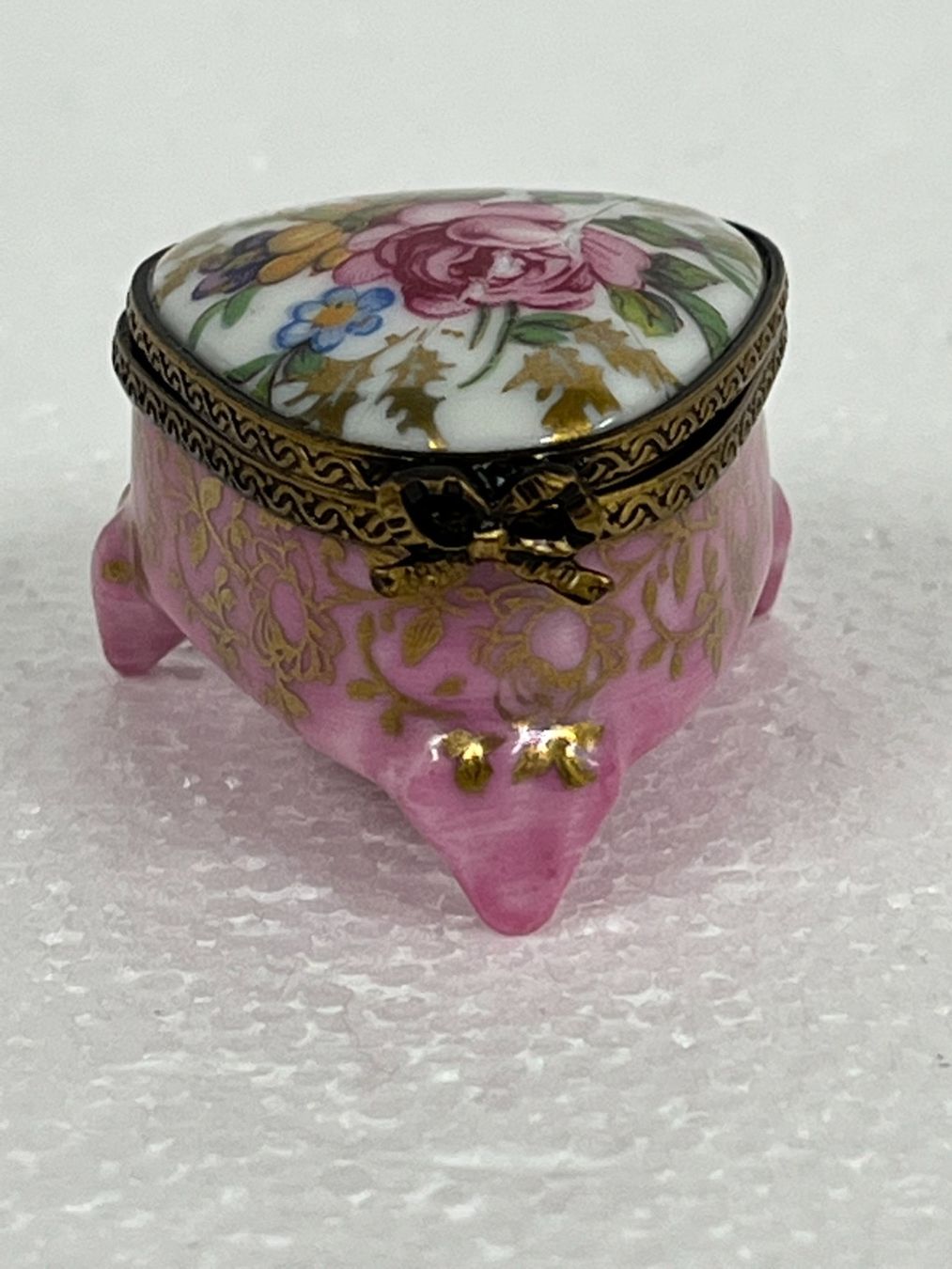 Dosen: Limoges Dreieck Miniatur Schatulle – Neu (gemäss Beschreibung) aus Mumpf von dadaboygugulini 1