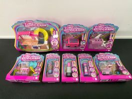 Neu Spielzeug Mini Barbie Land Spielset Accessories (8x)