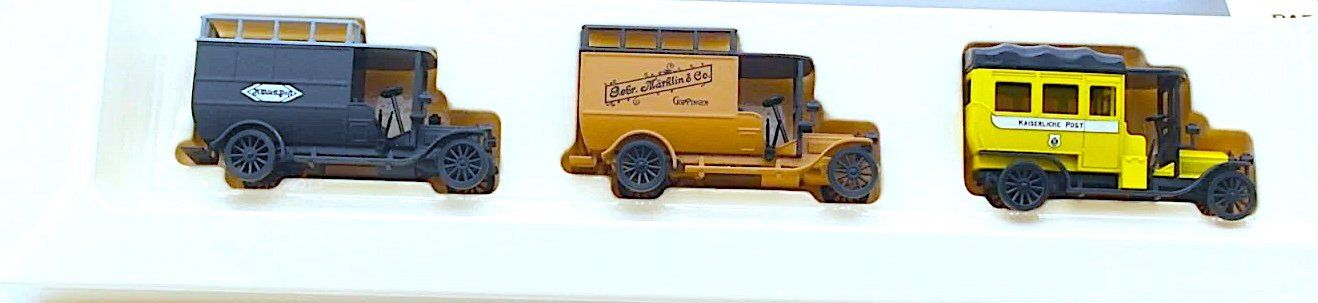 Volkswagen Modellautos: VINTAGE Märklin 1898 Oldtimer Set Lieferwagen – Neu und originalverpackt aus Ipsach von Merlux 1