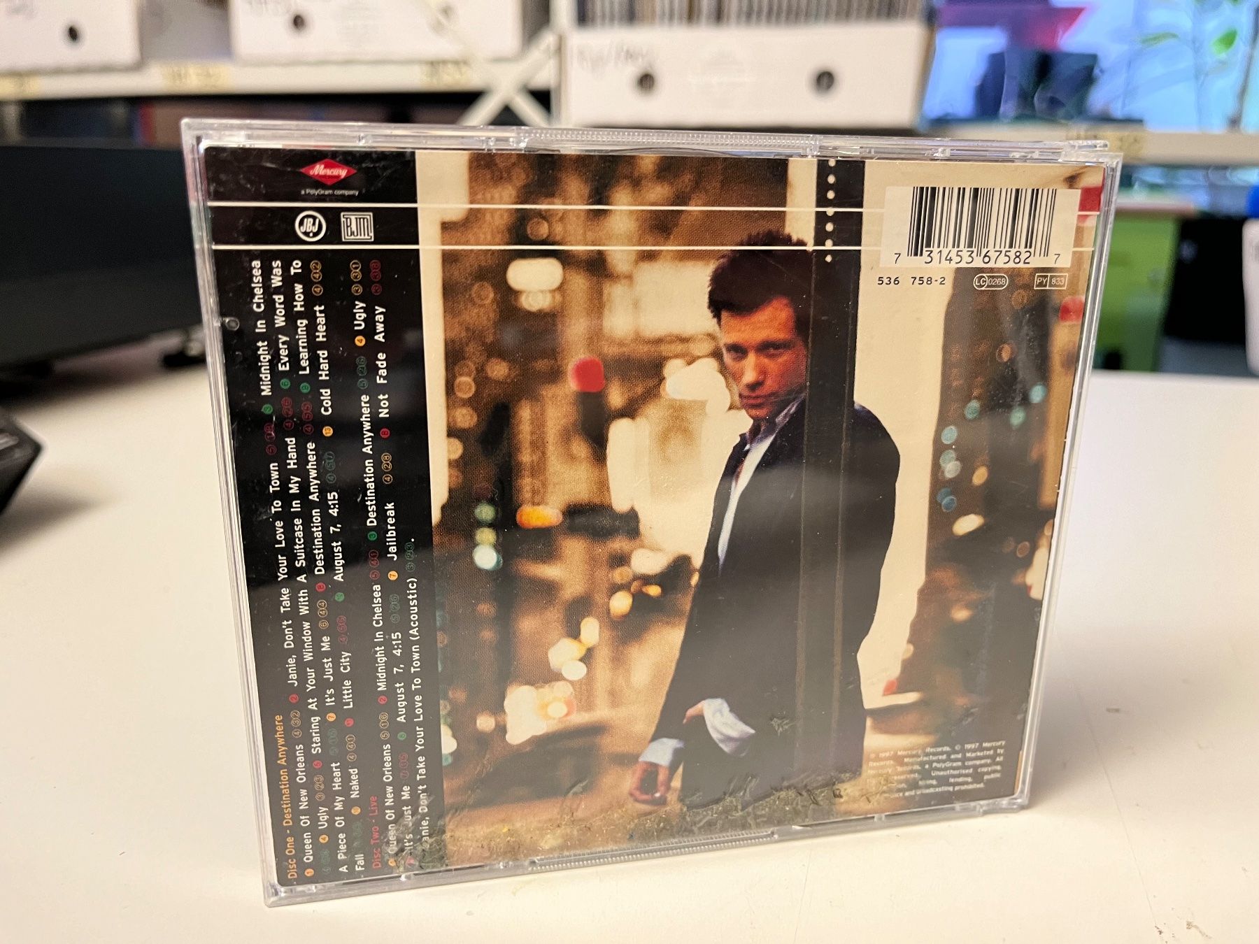 CD: Jon Bon Jovi - Destination Anywhere - SRA03D – Usato da Küsnacht ZH venduto da pdproject 1