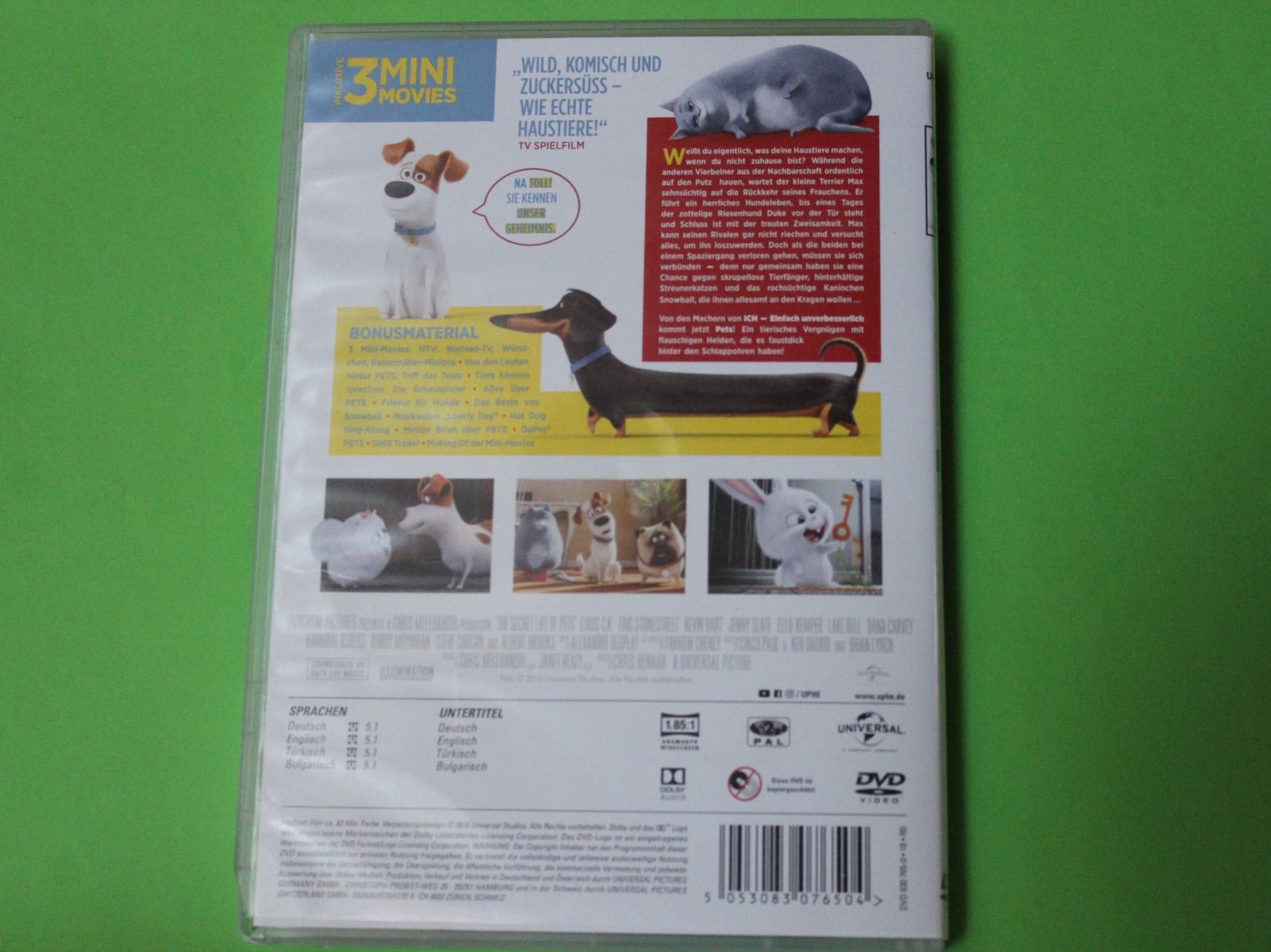 Tutti i DVDs: Pets DVD 2016 Guter Zustand – Usato da Tübach venduto da JamesStone 2