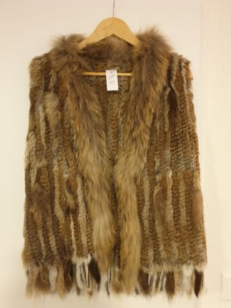 Pelzjacke Fuchs neu unbenutzt Grösse M/L