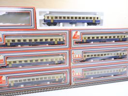 Lima 7 x BLS Personenwagen Set - H0 Rarität Neuwertig