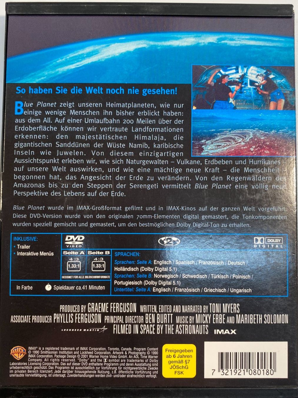 Alle DVDs: Imax Blue Planet.  Doku-DVD – Gebraucht aus Dürnten von RaschaKatz 1