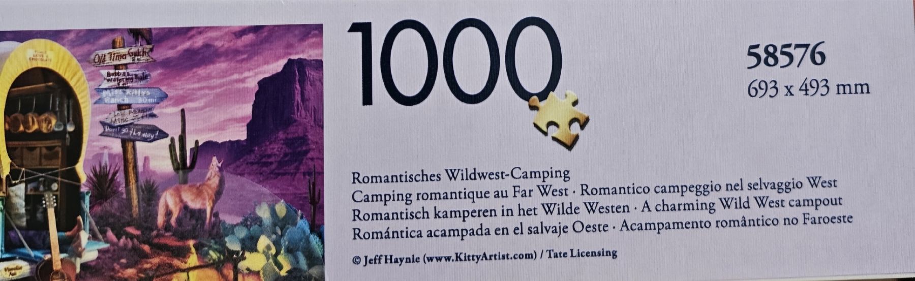 Puzzles: Schmidt Puzzle "Wild West Camping" 1000 Teile – Gebraucht aus Bütschwil von Taranabo 2