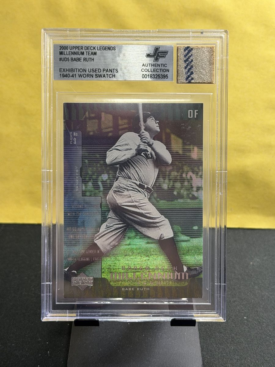 Carte collezionabili: JF - Upper Deck Legends - Babe Ruth - 1940-1941 Worn Swatch – Nuovo (secondo la descrizione) da Brittnau venduto da TCGBratans