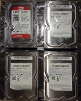 4× 1TB SATA Festplatten – Samsung / WD Red – SMART geprüft!