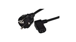 Schuko gewinkelt auf C13, Netzkabel, 1.5m , fabrikneu