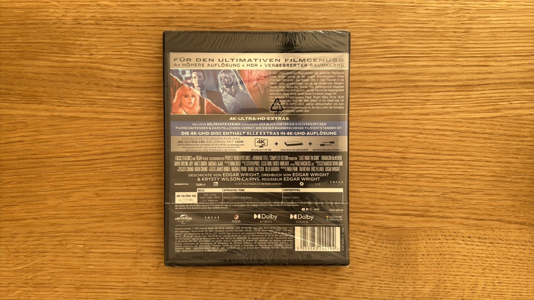 Alle DVDs: Last Night in Soho - 4K UHD Blu-Ray – Neu und originalverpackt aus Wallisellen von Art_Vendorlay 1
