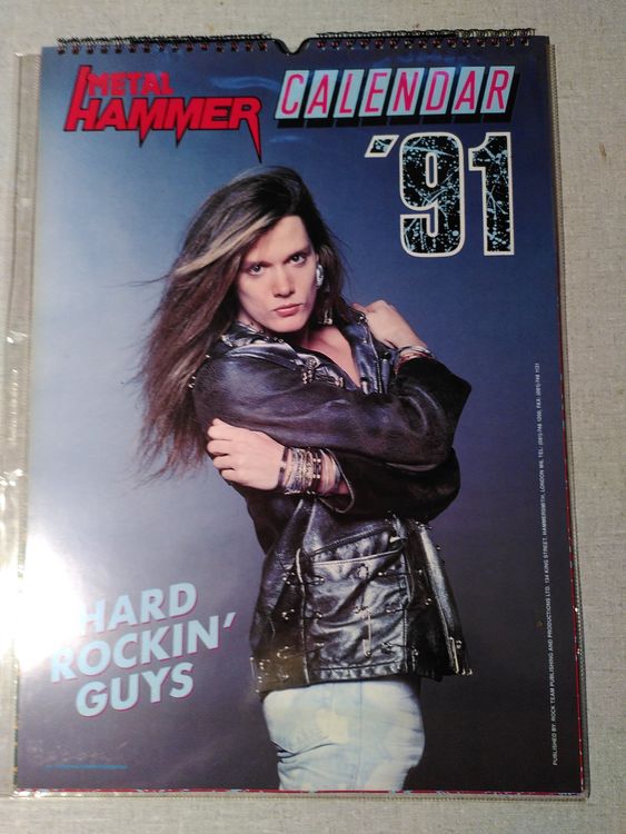 Metall Hammer Kalender 1991 Kaufen auf Ricardo