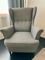 Ikea STRANDMON Ohrensessel, dunkelgrau, super Zustand