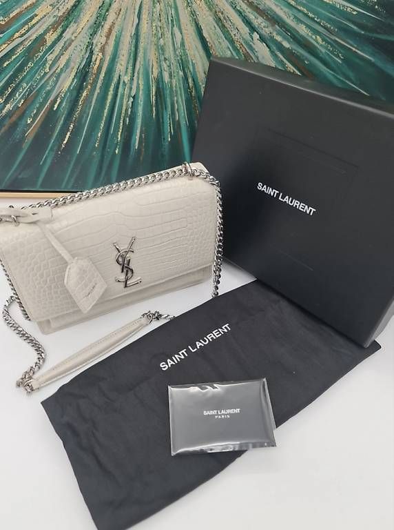 Saint Laurent Taschen für Damen: Saint Laurent Sunset Medium Crocodile – Neu (gemäss Beschreibung) aus Neuhausen am Rheinfall von Sanjce_Fa