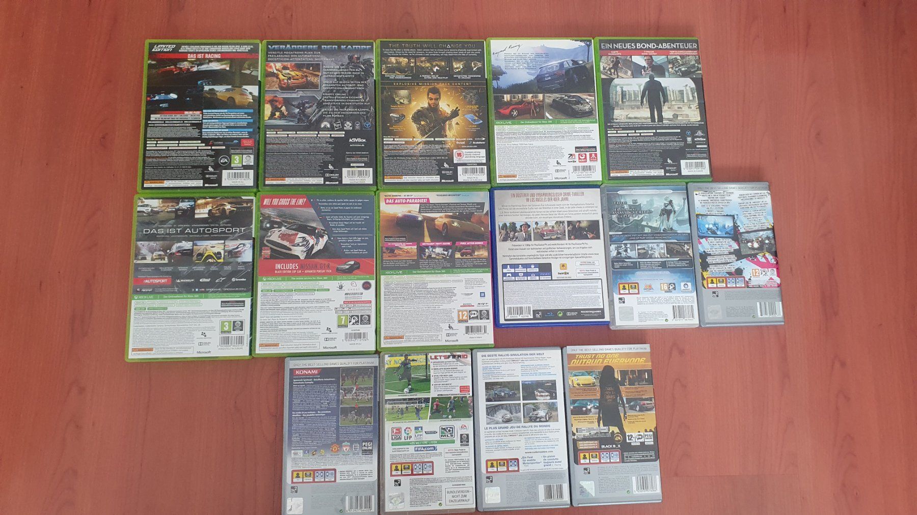 Spiele: 15 Verschiedene Konsolen spiele – Gebraucht aus Winterthur von Bugsy71 1