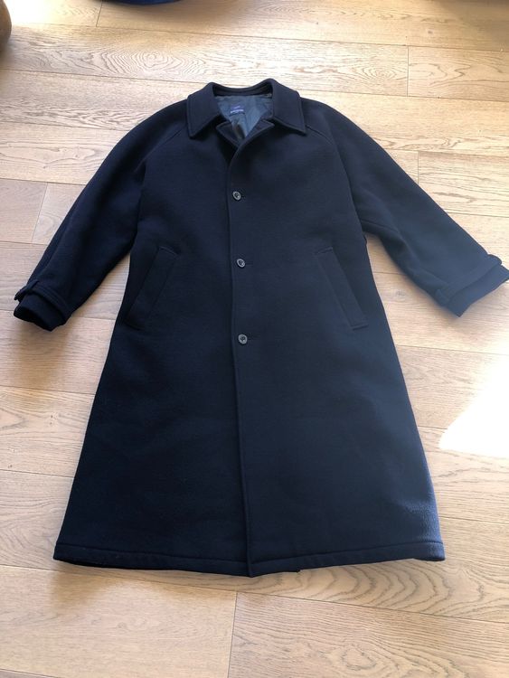 Warmer Mantel Daniel Hechter, Wolle Mohair blau, 46 (Gebraucht