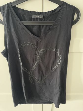 Débardeur t-Shirt DIESEL noir taille M 100% coton