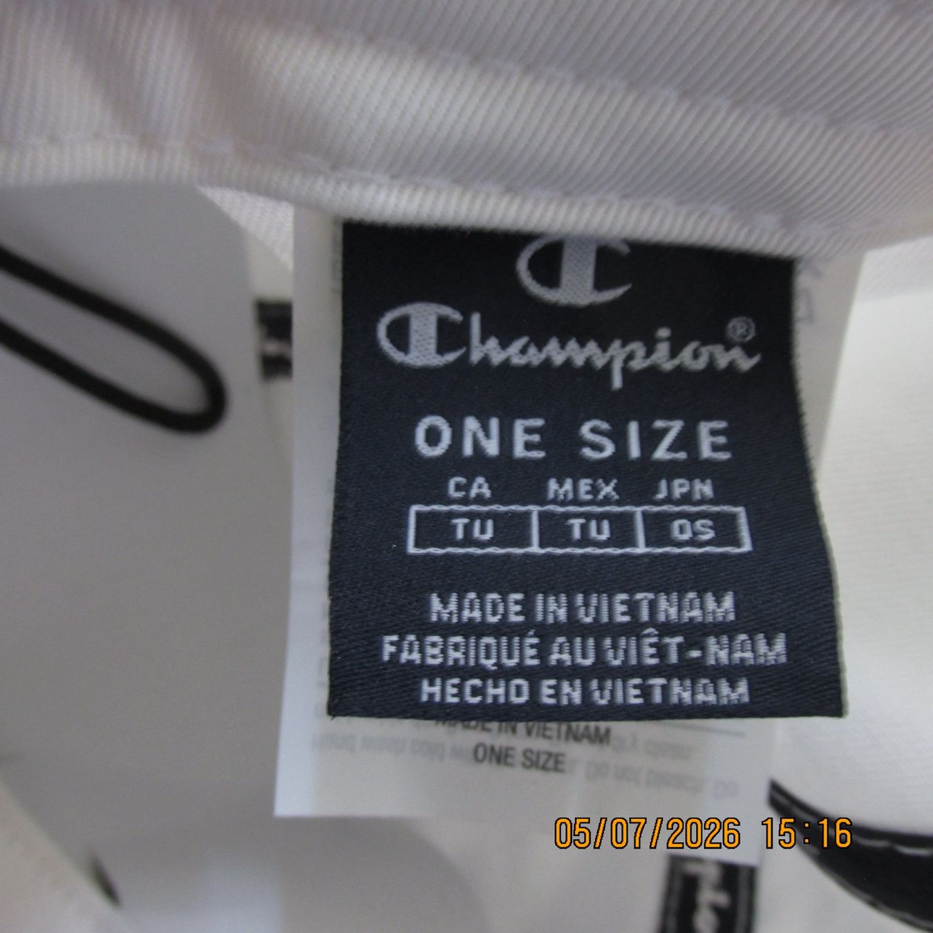 Altro in  Abbigliamento & Accessori: Champion Cap Weiss One Size Neu, ungebraucht – Nuovo (secondo la descrizione) da Galgenen venduto da Forflowers 1