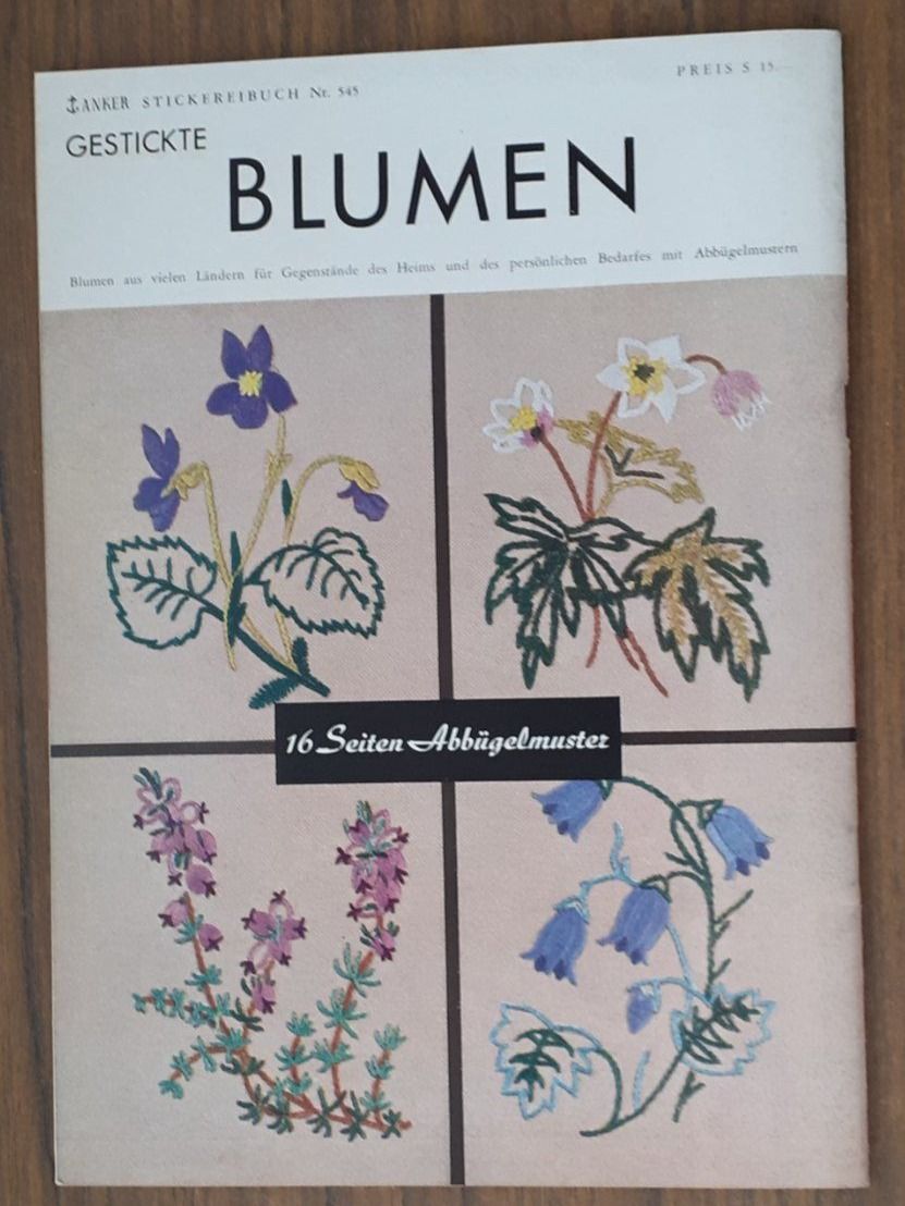 Zeitschriften & Magazine: Heft Handarbeiten Gestickte Blumen 1950er – Gebraucht aus Mörschwil von lindaswunderkiste 5
