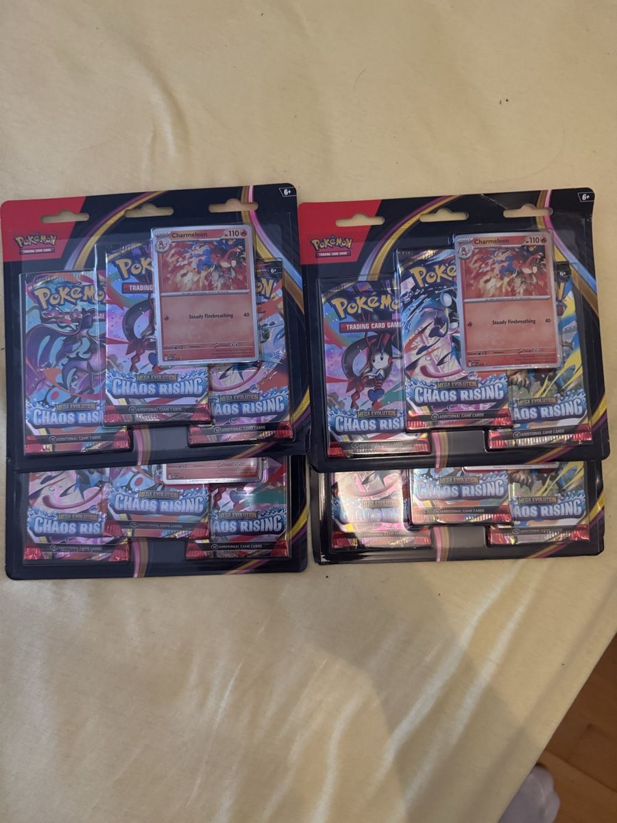 Pokémon Carte collezionabili: Pokemon Karten Chaos Rising 3er Pack 4x – Nuovo e nell'imballaggio originale da Schlieren venduto da Villy87
