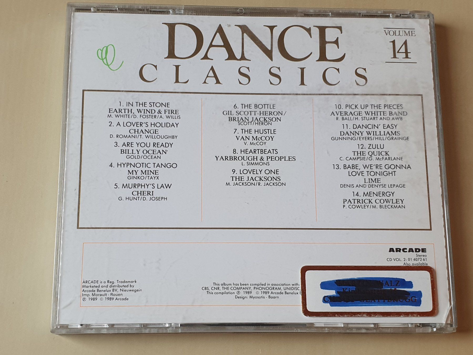 CD: Dance Classics Vol. 14 – Usato da Stansstad venduto da collectorsshop 1