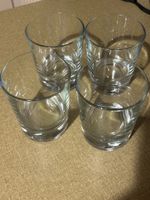 Lot de 4 verres à eau en verre transparent très bon état