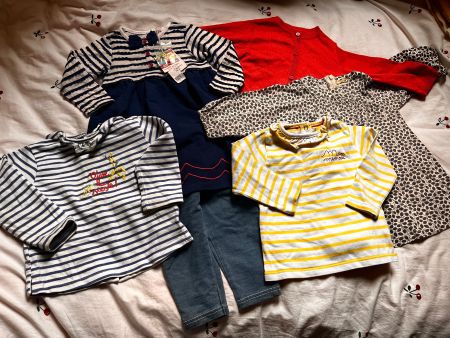 6 piece lot girl clothing  12 months (74cm)