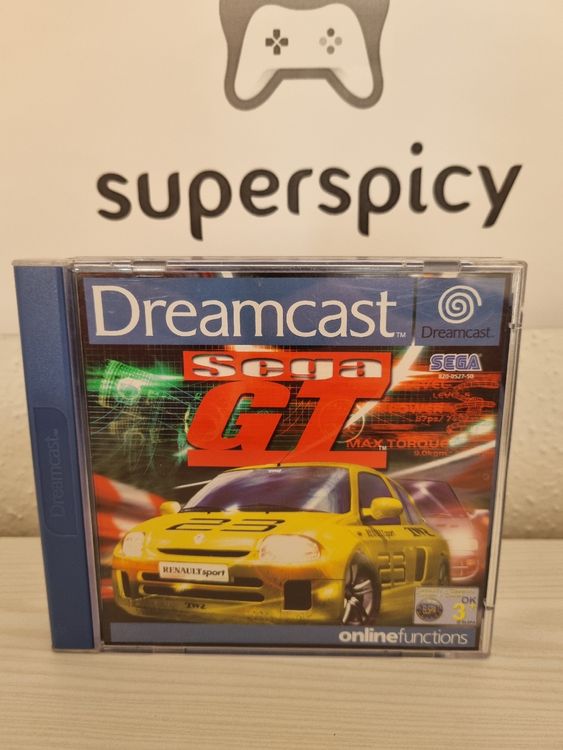 Jaquette Avant Du Jeu Sega GT Pour Dreamcast - Bon état, Collector