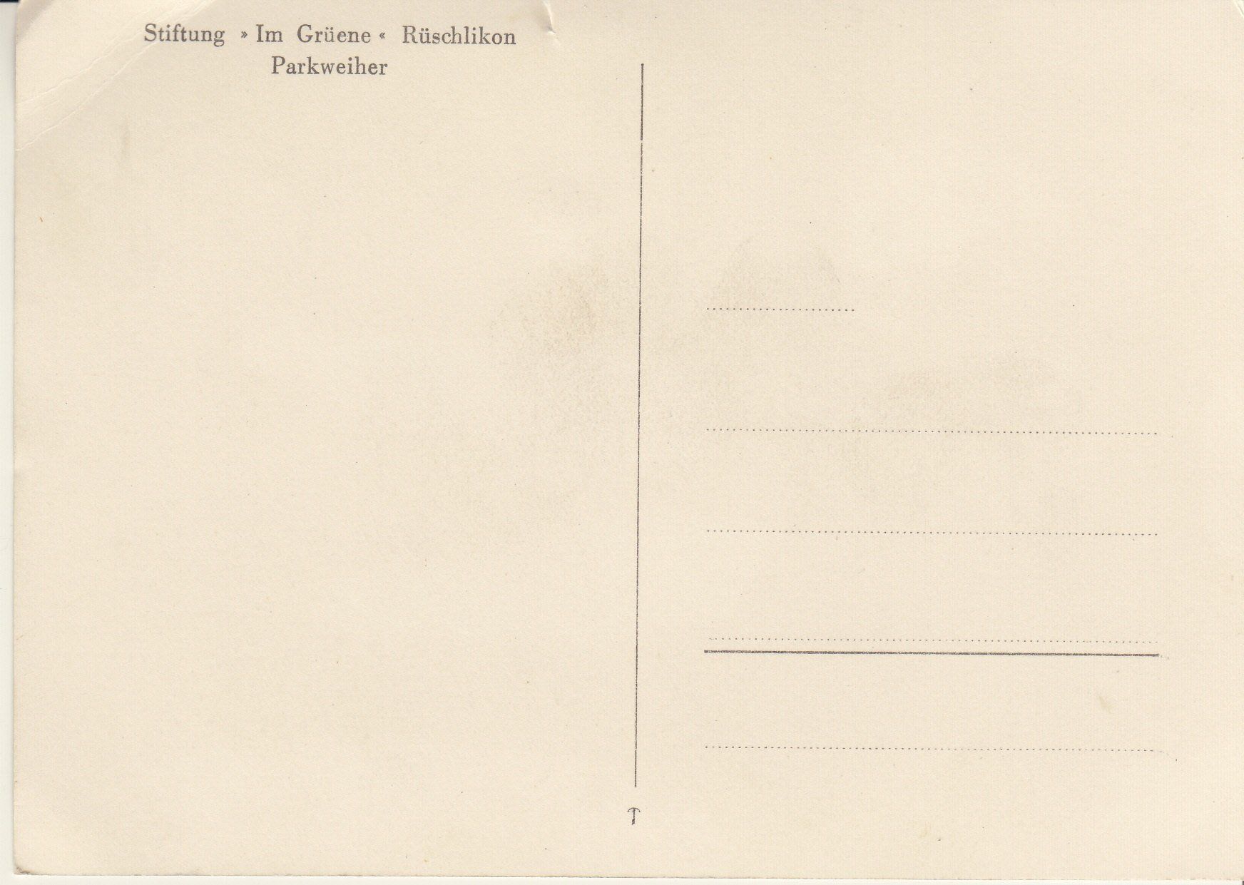 Cartoline postali: Rüschlikon Parkweiher – Usato da Flaach venduto da Monisoldshop 1