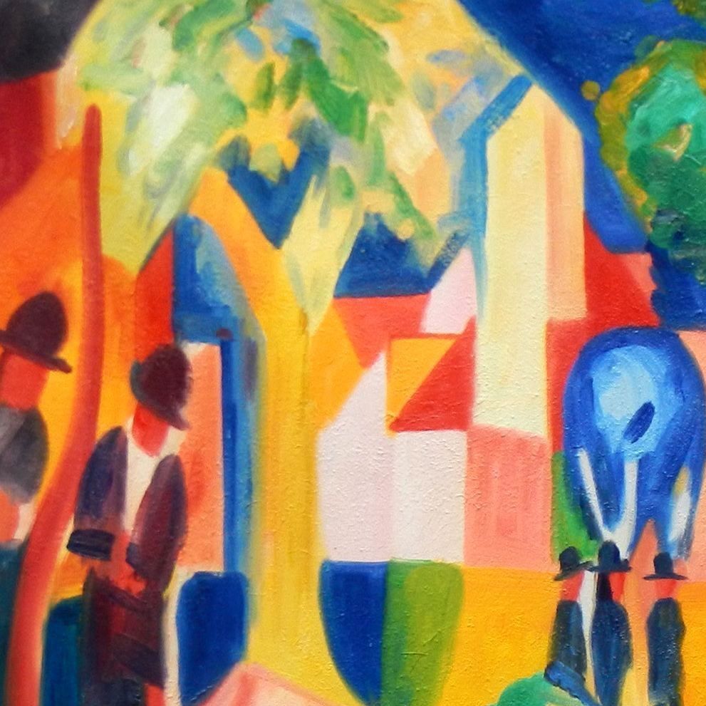 Riproduzioni & Creazioni: August Macke Zoologischer Garten – Nuovo (secondo la descrizione) da Larnaca venduto da KunstDepot24 1