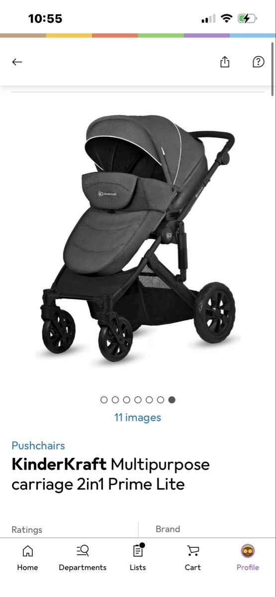 Kinderkraft Carrozzine: Kinderwagen-Set stroller +baby bassinet – Usato da Zollikon venduto da Animis89 9