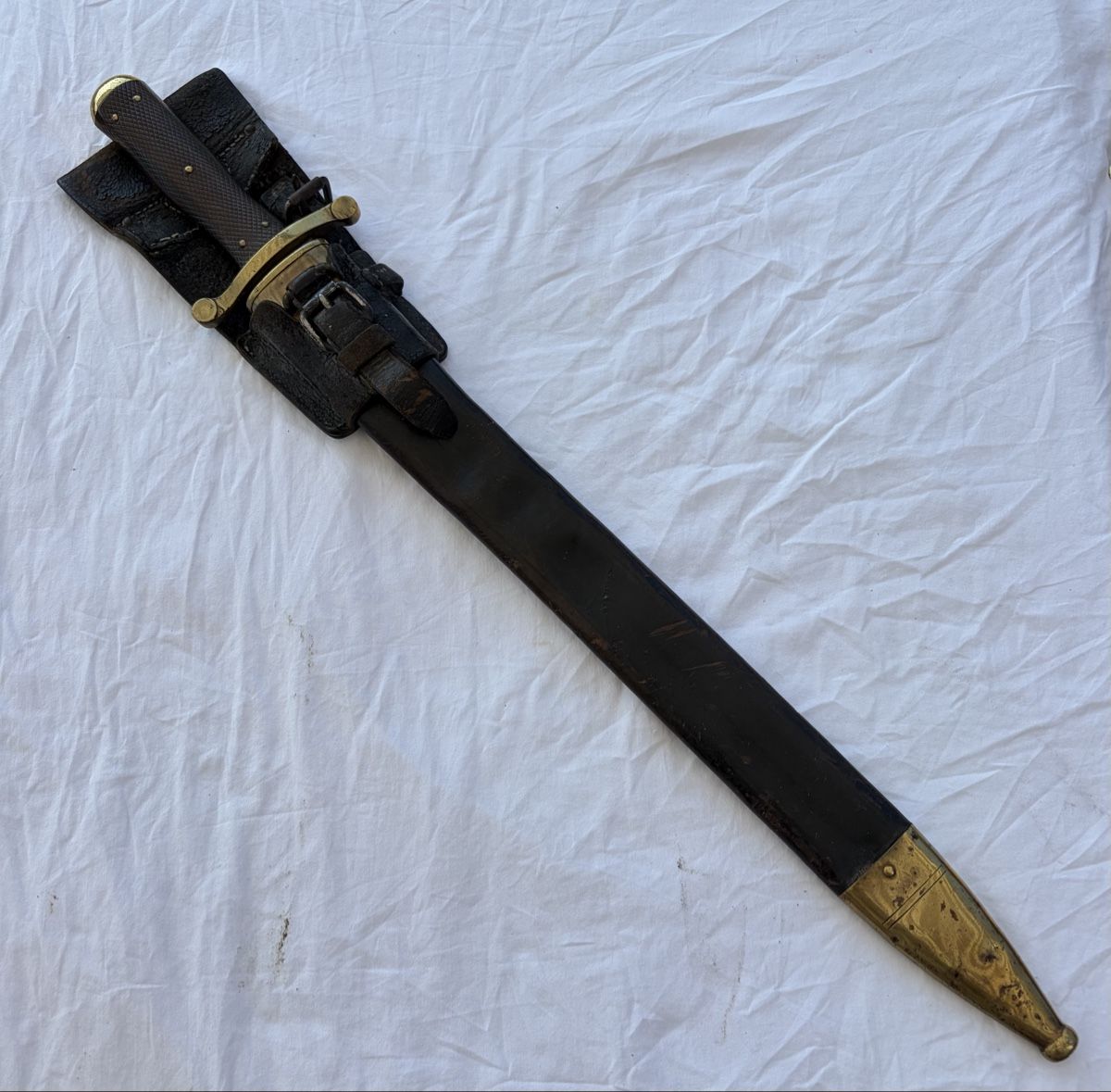 Schweizer Armee Armi bianche: Schweizer Faschinenmesser M1878  – Usato da Roggwil BE venduto da TheColorsOfHistory 2