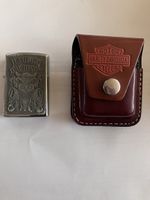 Zippo  Harley Davidson mit Ledertasche