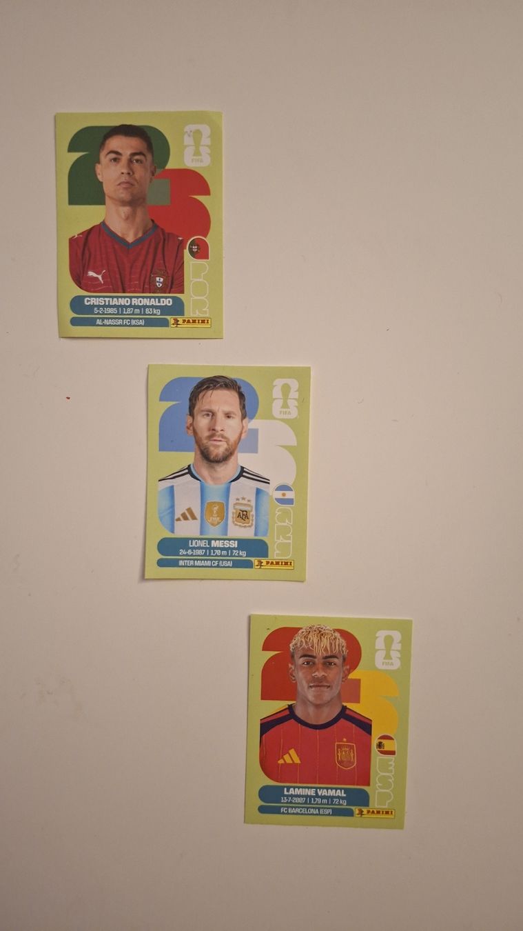 Panini Cartes à collectionner: WM 2026  Ronaldo  Messi  Yamal – Neuf avec emballage d'origine à Schliern b. Köniz par sacatudo
