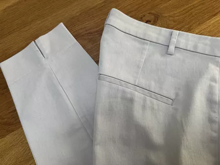 H&M Stoffhose, beige, Grösse 44 - wie NEU