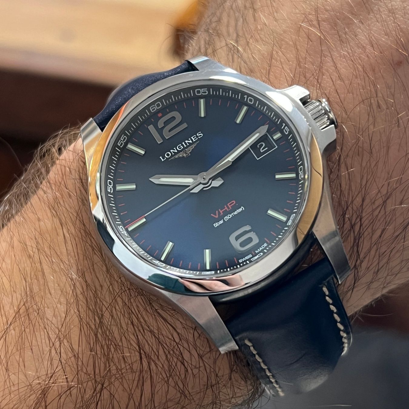 Longines Orologi: Longines Full Set Conquest V.H.P. Full Set L3.716.4 – Usato da Carouge GE venduto da Watchaser 3
