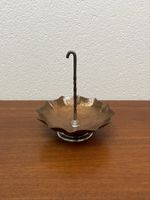 Kleine Regenschirm Schale vintage Kupfer Schälchen hammered