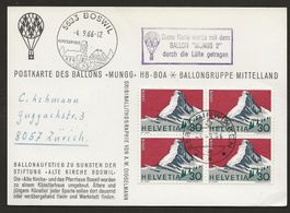 Ballon Schweiz Boswil Birwinken Muggler 1966-22a 15.-