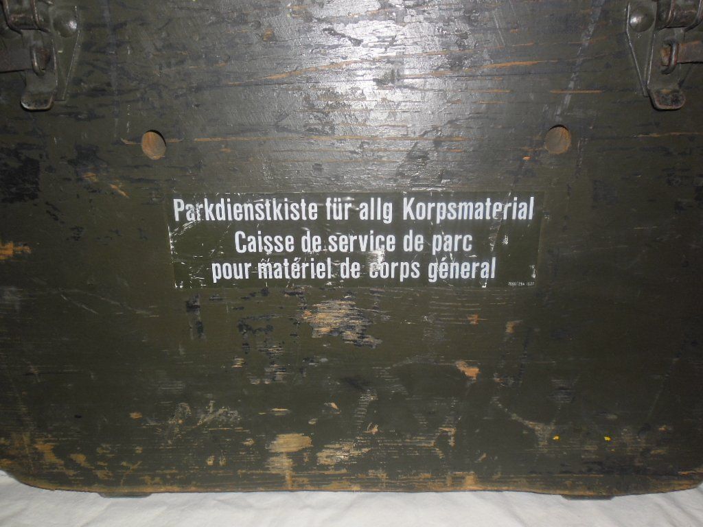 Transportkisten: Parkdienstkiste , leer , Orig. CH - Armee – Gebraucht aus Büren SO von omsa 1