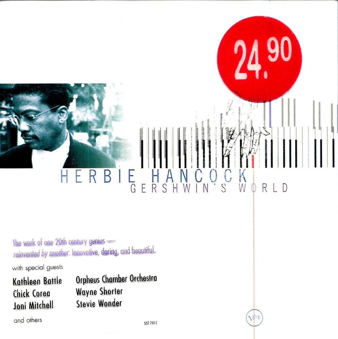 CD: Herbie Hancock GERSHWIN WORLD Chick Corea W.Shorter Jazz CD – Usato da Kandergrund venduto da Sososo