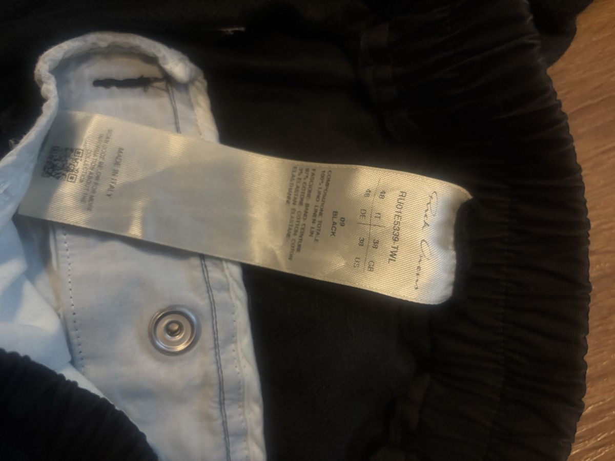 Rick Owens Jeans: Rick owens pants black  – Usato da Zürich venduto da har_9mp2 4