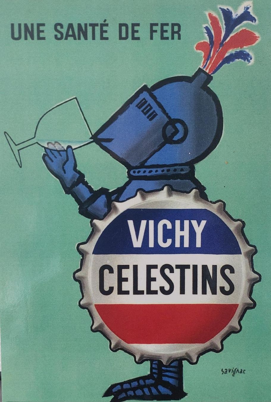 Cartoline postali: VICHY CELESTINS - Une Santé de Fer – Nuovo (secondo la descrizione) da Delémont venduto da Domdom1