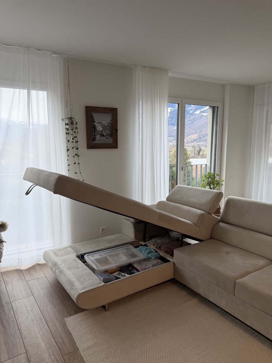 Sofas: Neuwertiges Ecksofa beige – Neuf (Voir description) à Mastrils par sil_p5vd 1