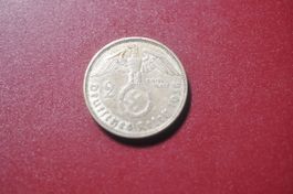 Allemagne1938 2 Reichsmark argent
