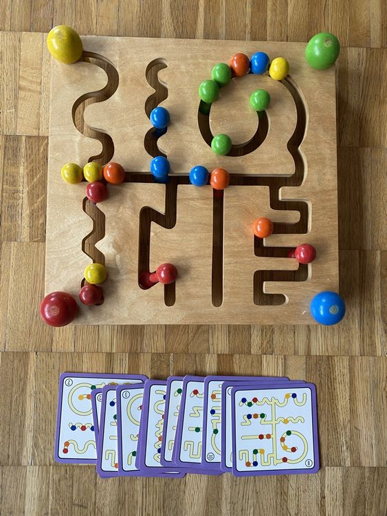 Puzzlia Jumbo Perlen Puzzle XXL - Lernspiel Für Kinder Ab 4 Jahren & Senioren