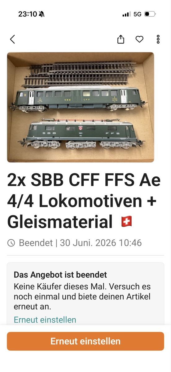 Märklin Modelleisenbahnen: 10 Stück Märklin-SBB-Sammlung  HO – Neu (gemäss Beschreibung) aus Kleinbösingen von Calimeraa 3