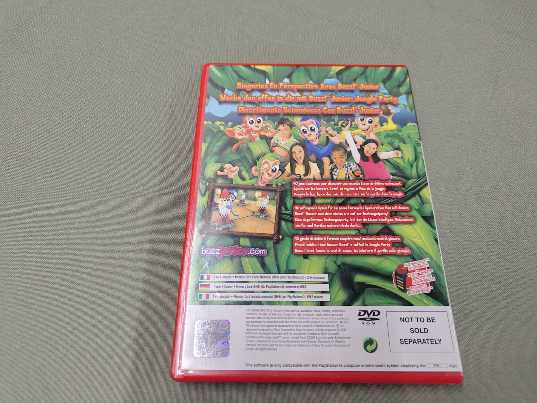 Sony Giochi: Jeu PS2 Buzz! Junior: Jungle Party – Usato da Saxon venduto da dan_drn5 3